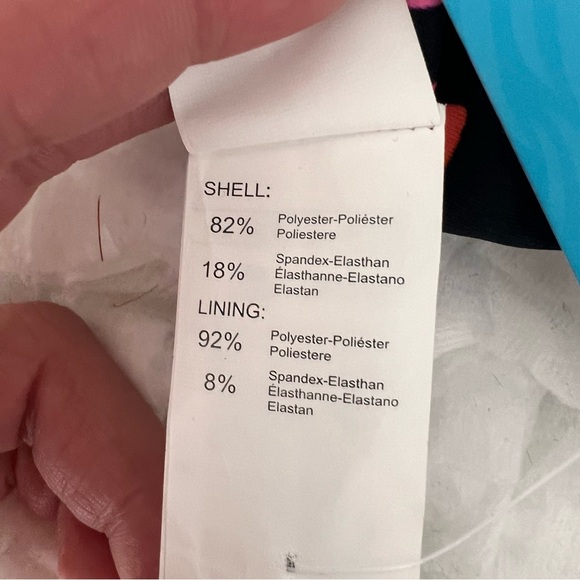 NWT Multicolored Leopard Print O-Ring One Piece Swimsuit SIZE LARGE - Picture 14 of 17